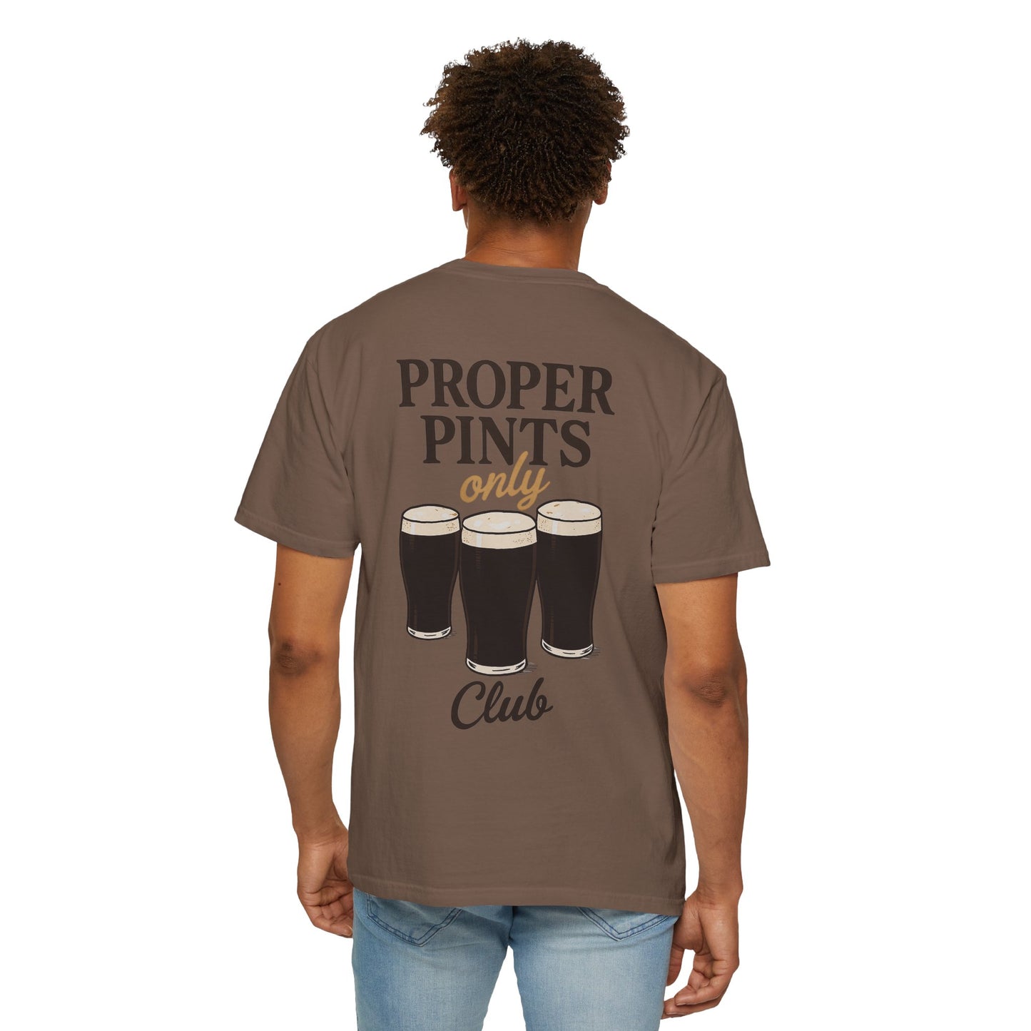 Proper Pints Guinness Club T Shirt- Front and Back Design