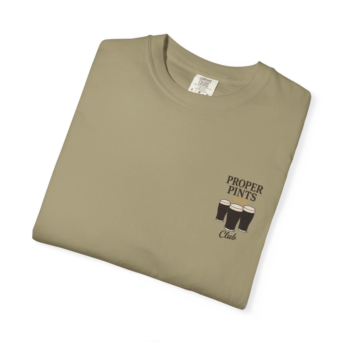 Proper Pints Guinness Club T Shirt- Front and Back Design