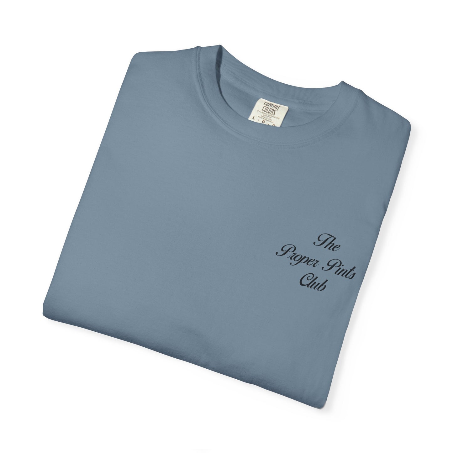 Unisex T-Shirt Proper Pints Guinness Club Front and Back Design