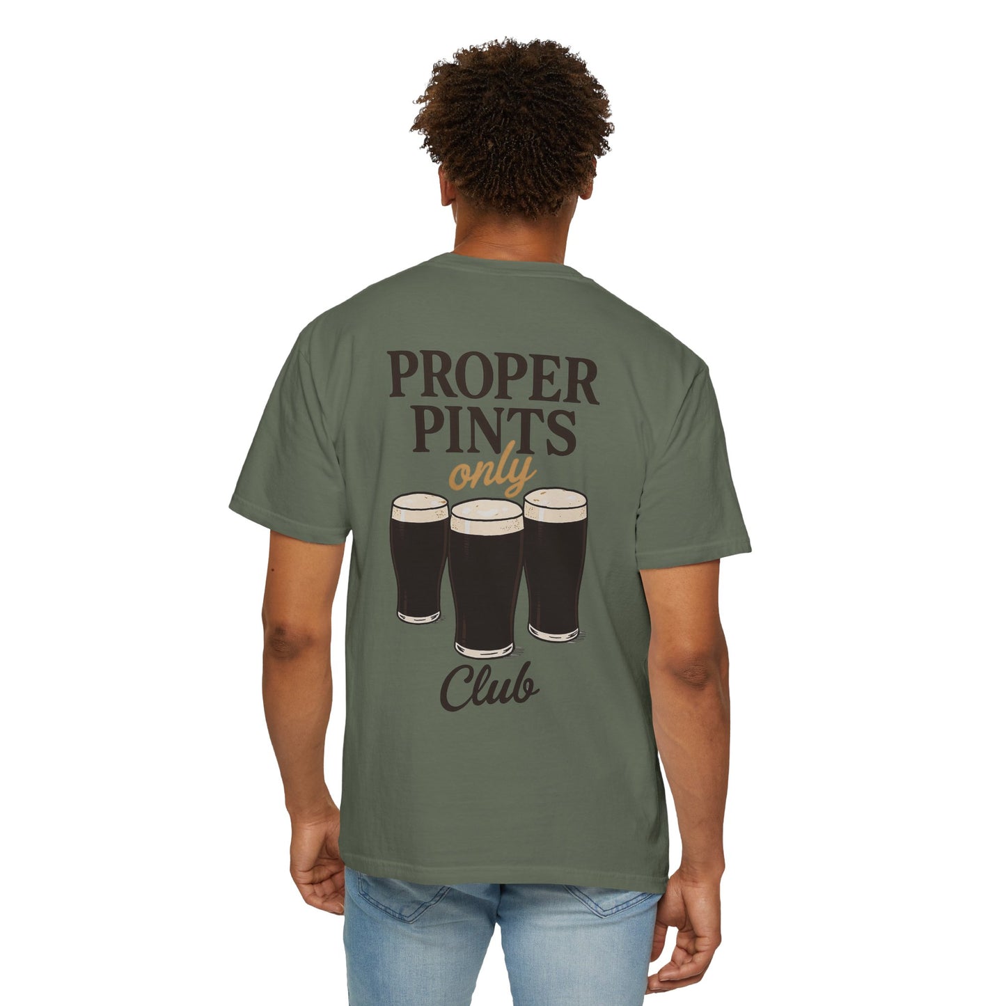 Proper Pints Guinness Club T Shirt- Front and Back Design