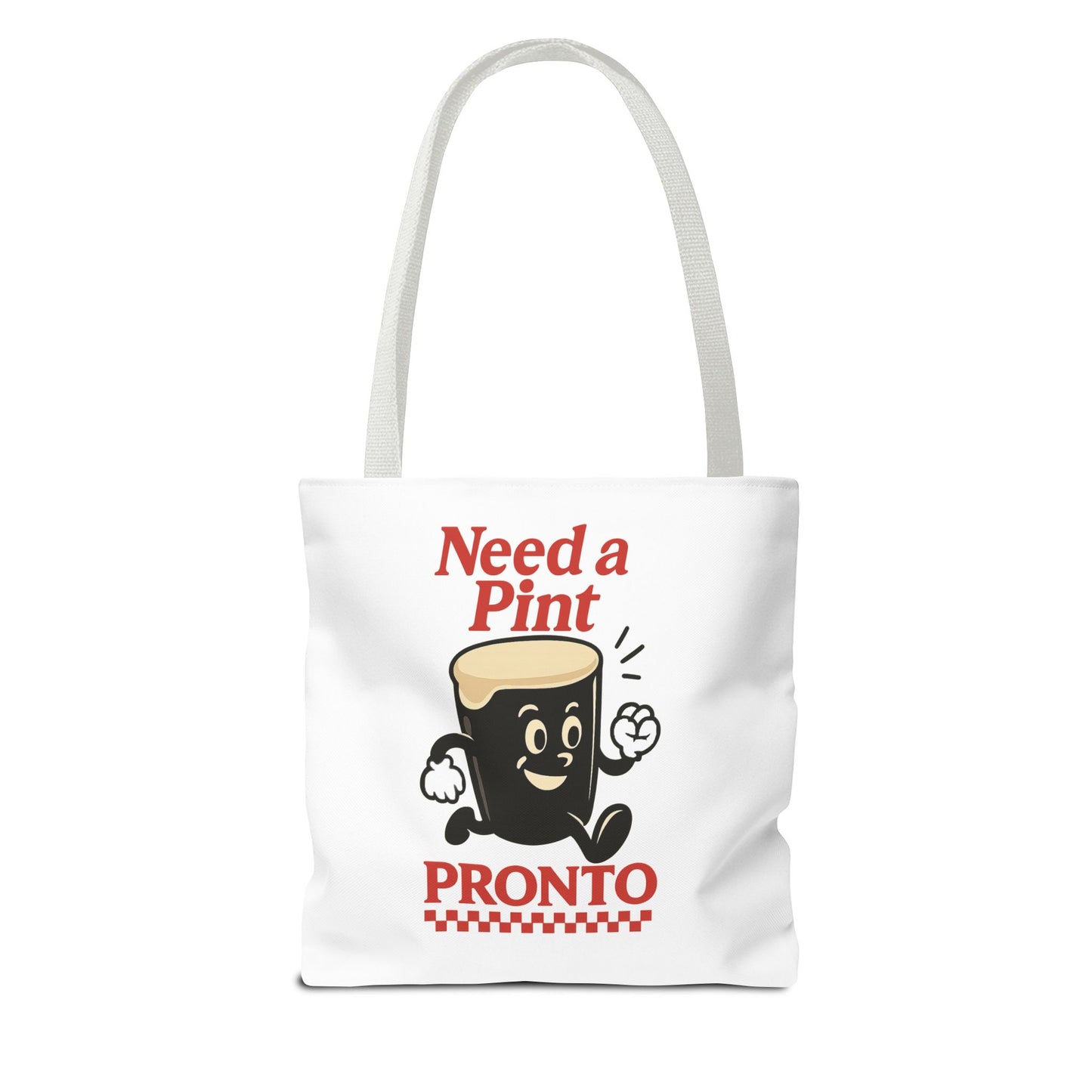 Funny Beer Lover Tote Bag - Need a Pint Pronto, Guinness lover tote bag, Great for Parties, Gifts, and Everyday Use