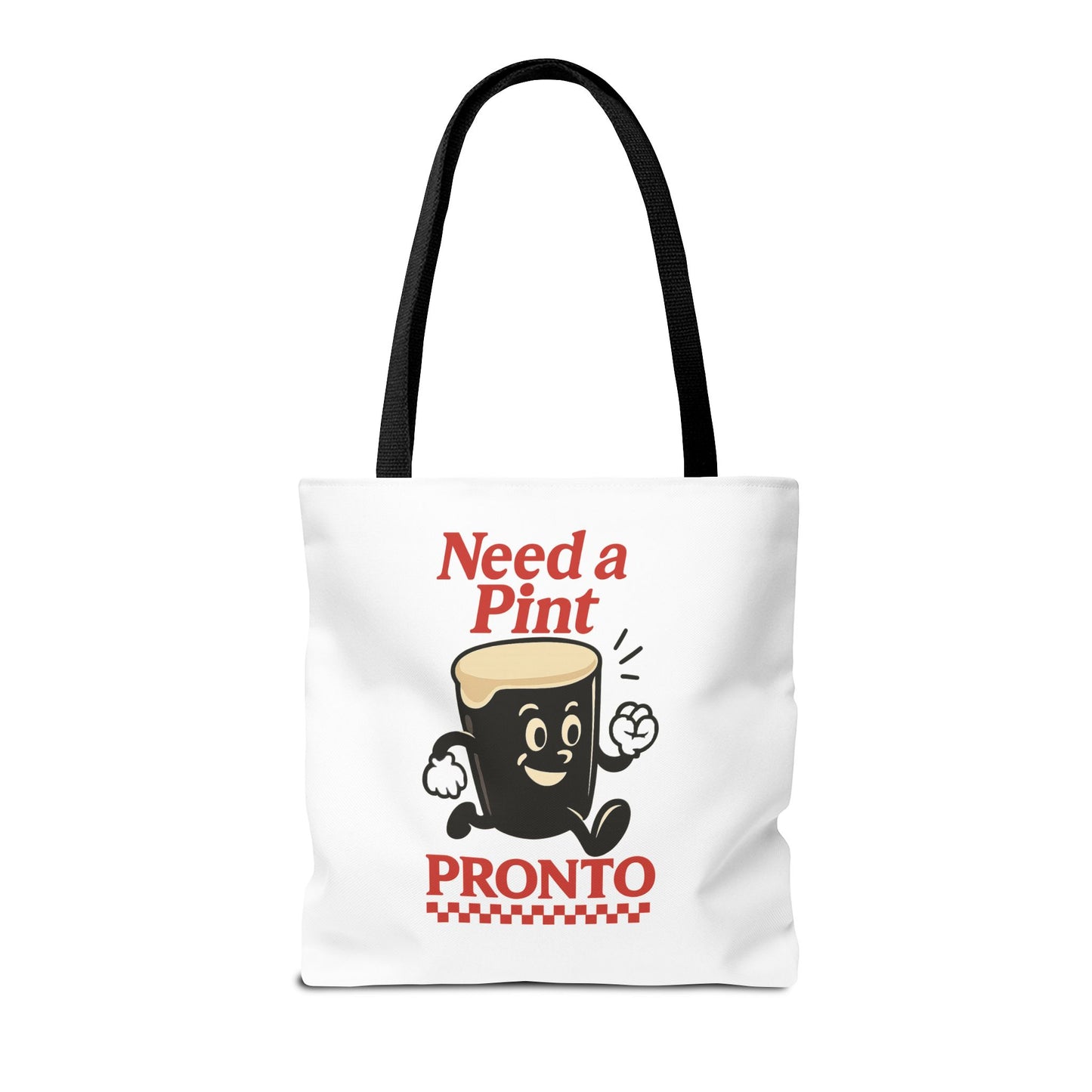 Funny Beer Lover Tote Bag - Need a Pint Pronto, Guinness lover tote bag, Great for Parties, Gifts, and Everyday Use