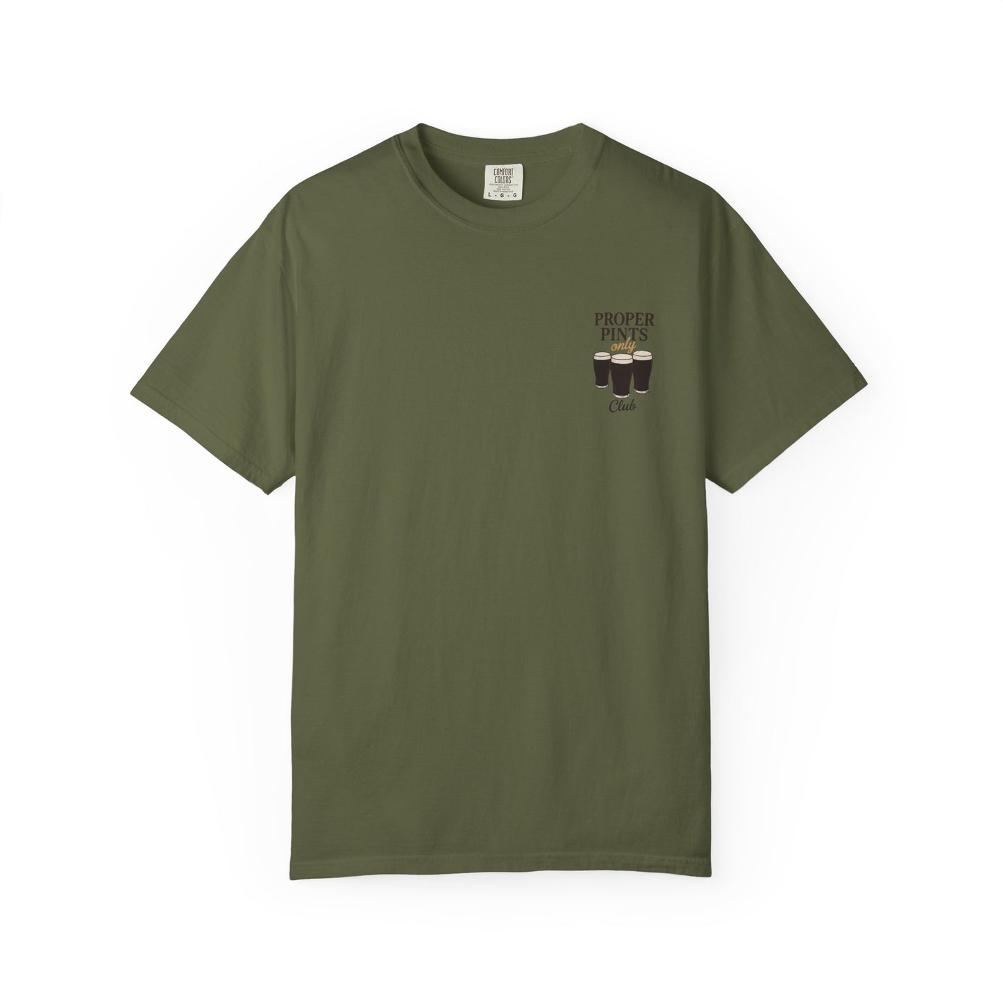 Proper Pints Guinness Club T Shirt- Front and Back Design