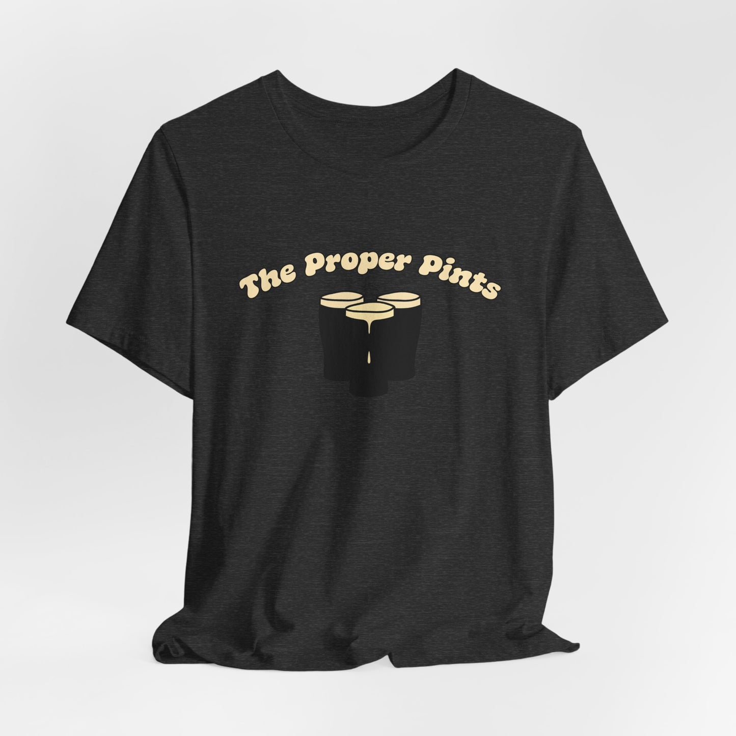 The Proper Pints T-Shirt — Retro Beer Pint Graphic Tee