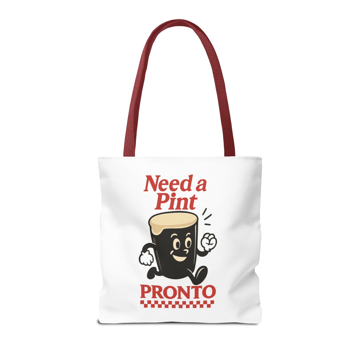 Funny Beer Lover Tote Bag - Need a Pint Pronto, Guinness lover tote bag, Great for Parties, Gifts, and Everyday Use