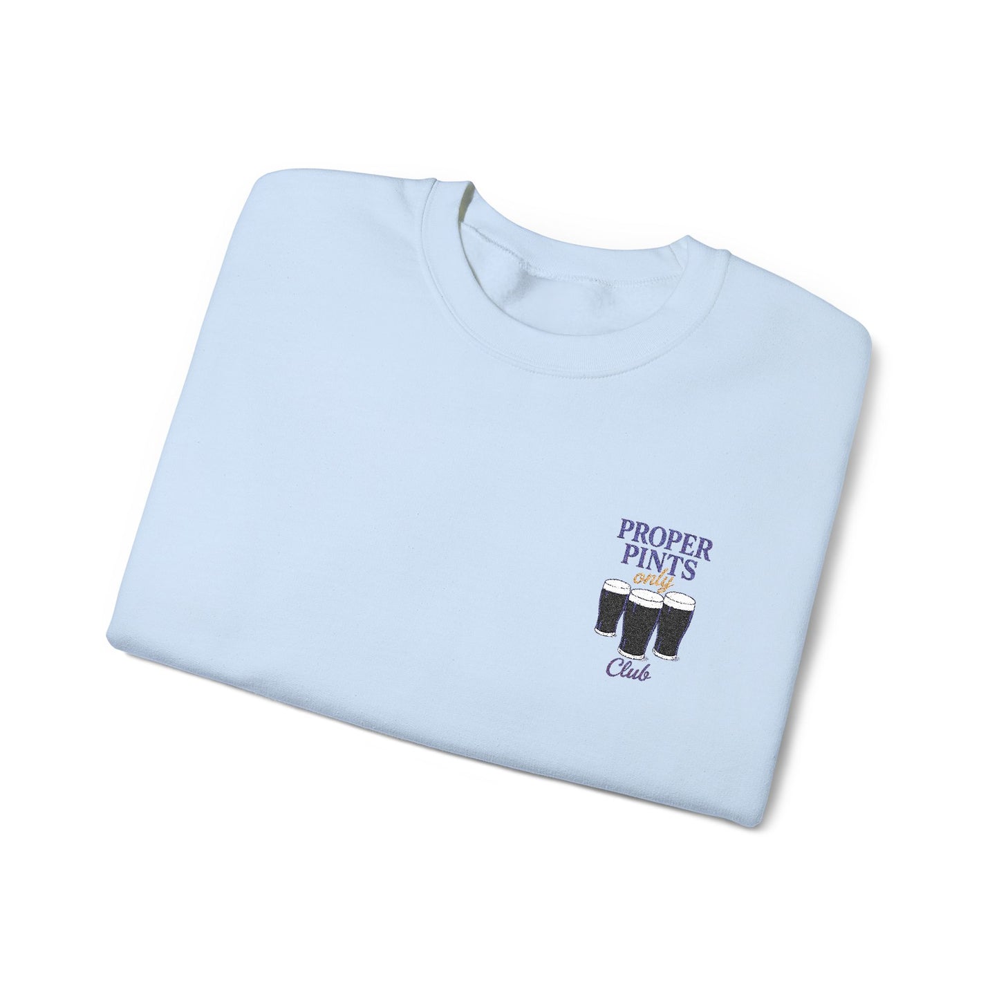 Proper Pints Club Embroidered Crewneck
