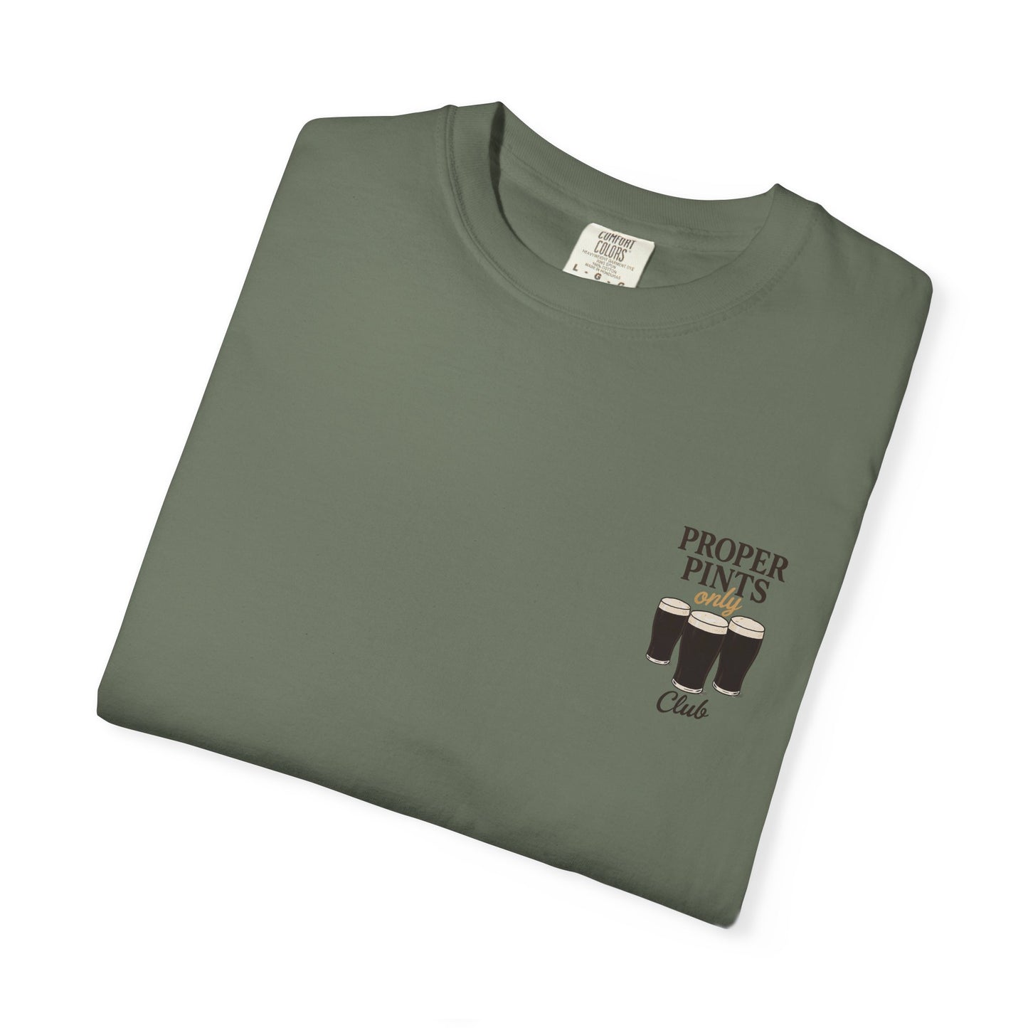 Proper Pints Guinness Club T Shirt- Front and Back Design