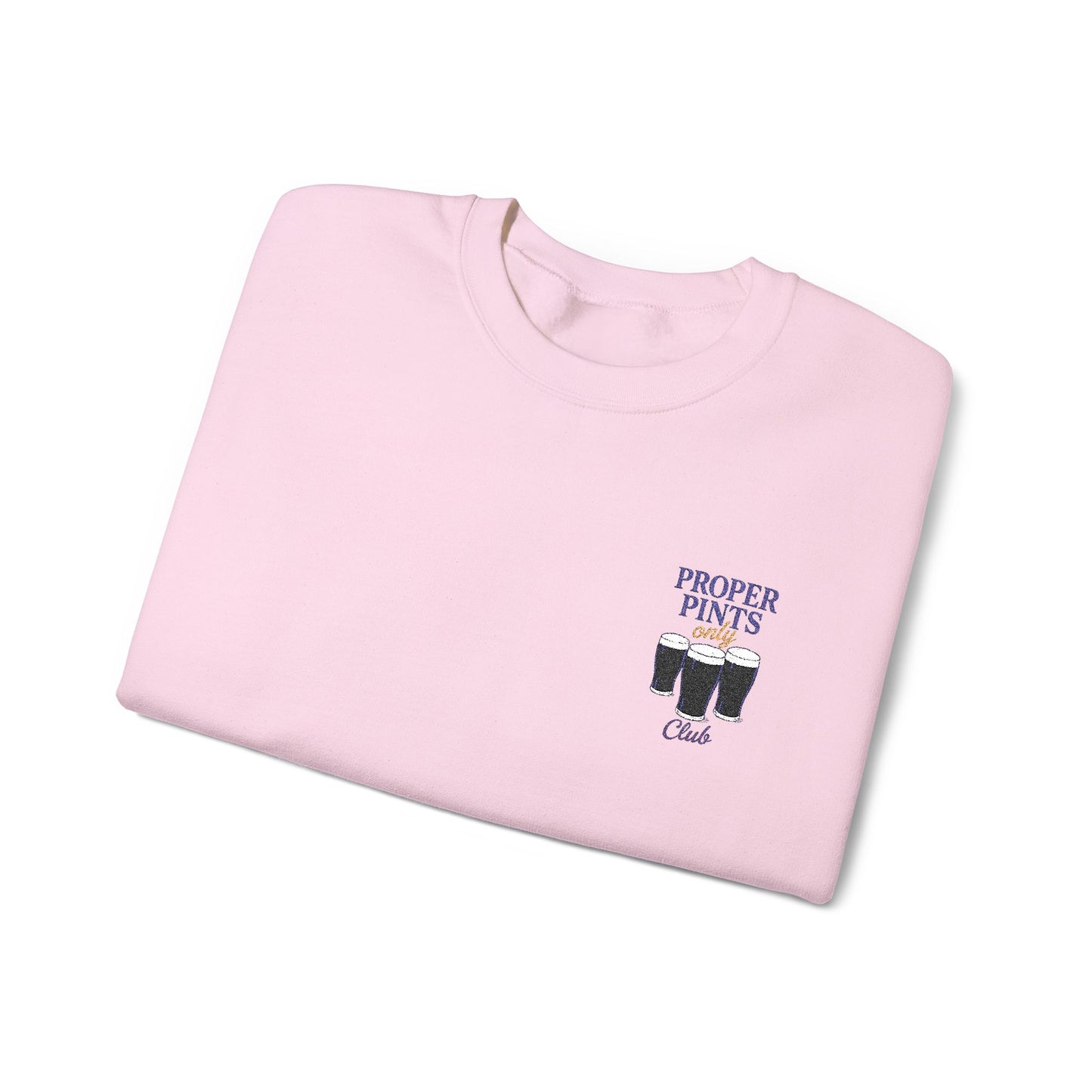 Proper Pints Club Embroidered Crewneck