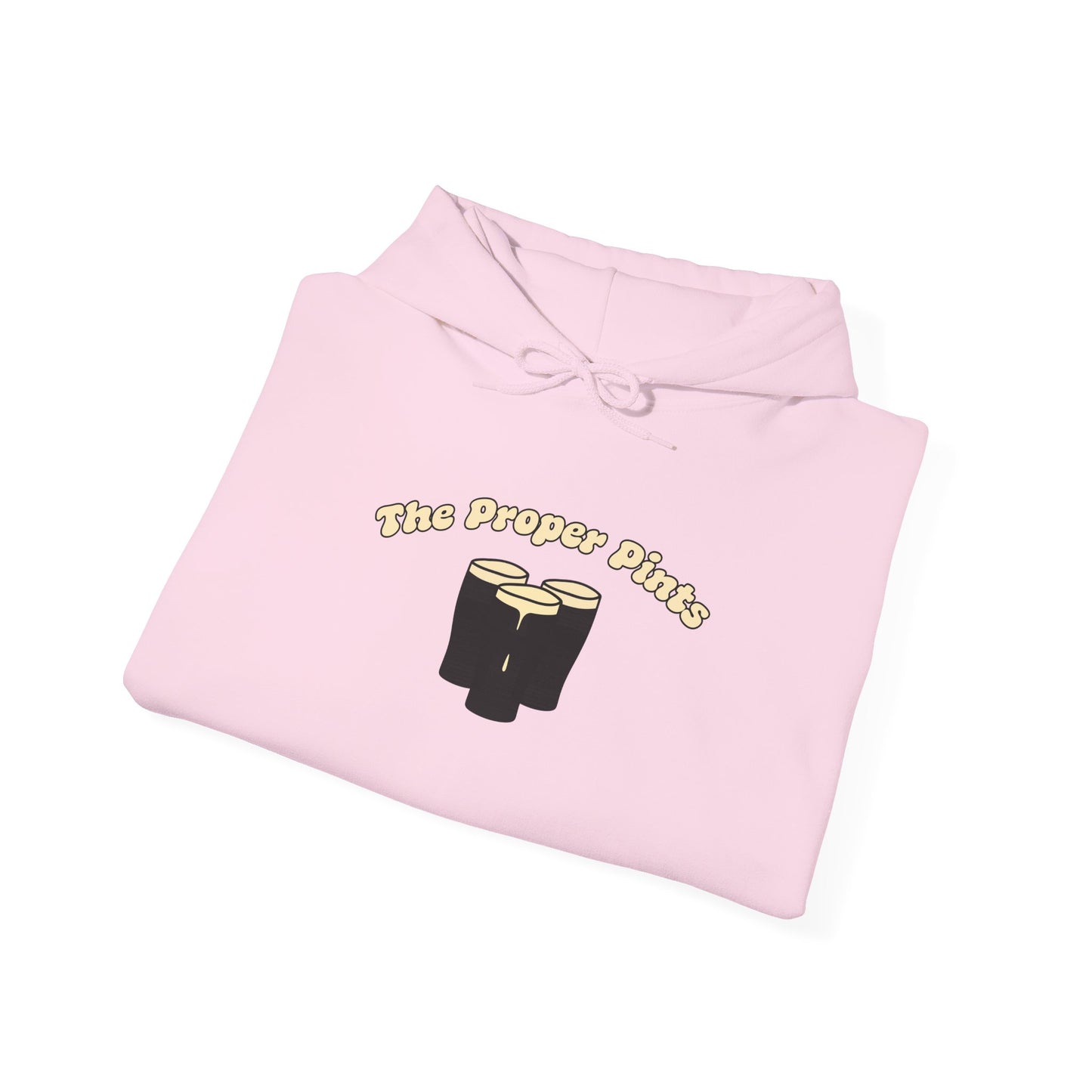 The Proper Pints Guinness Cream Retro Print Hoodie