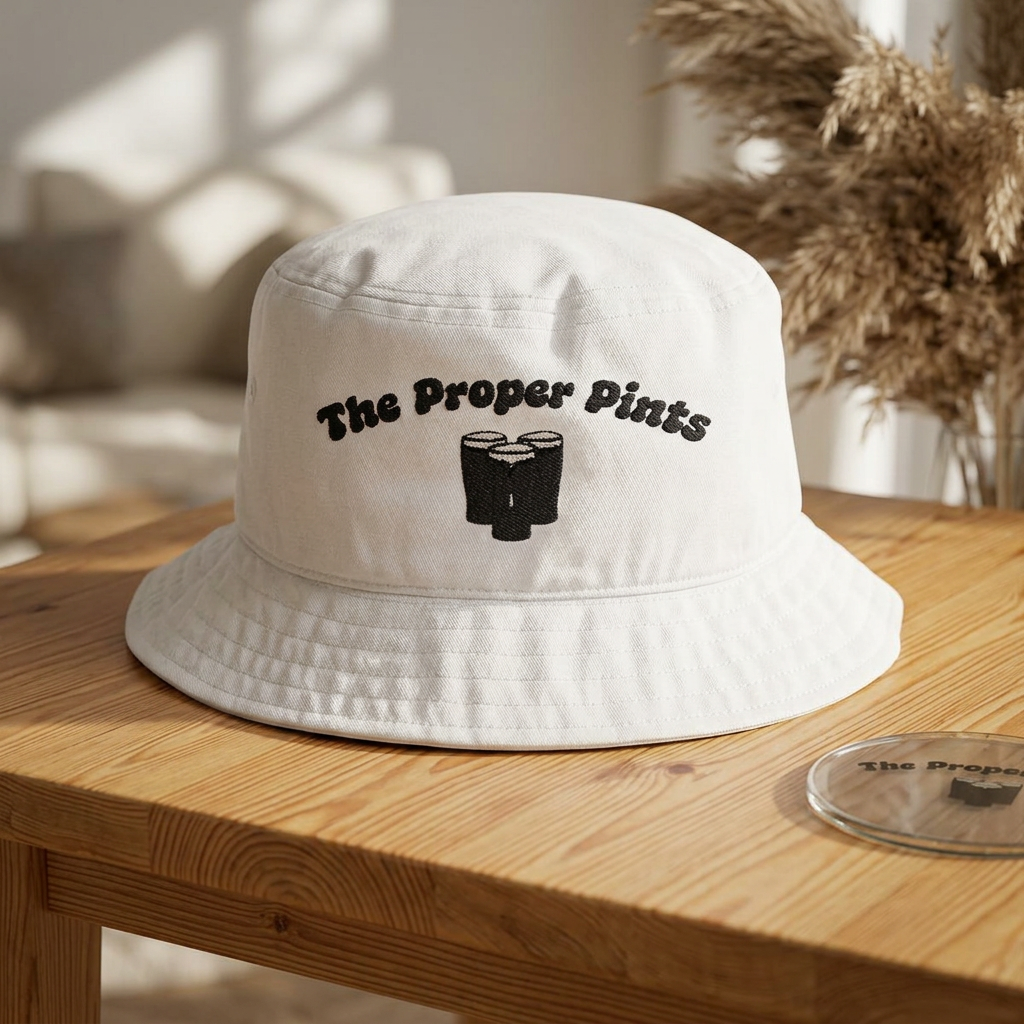 The Proper Pints Bucket Hat - Embroidered.
