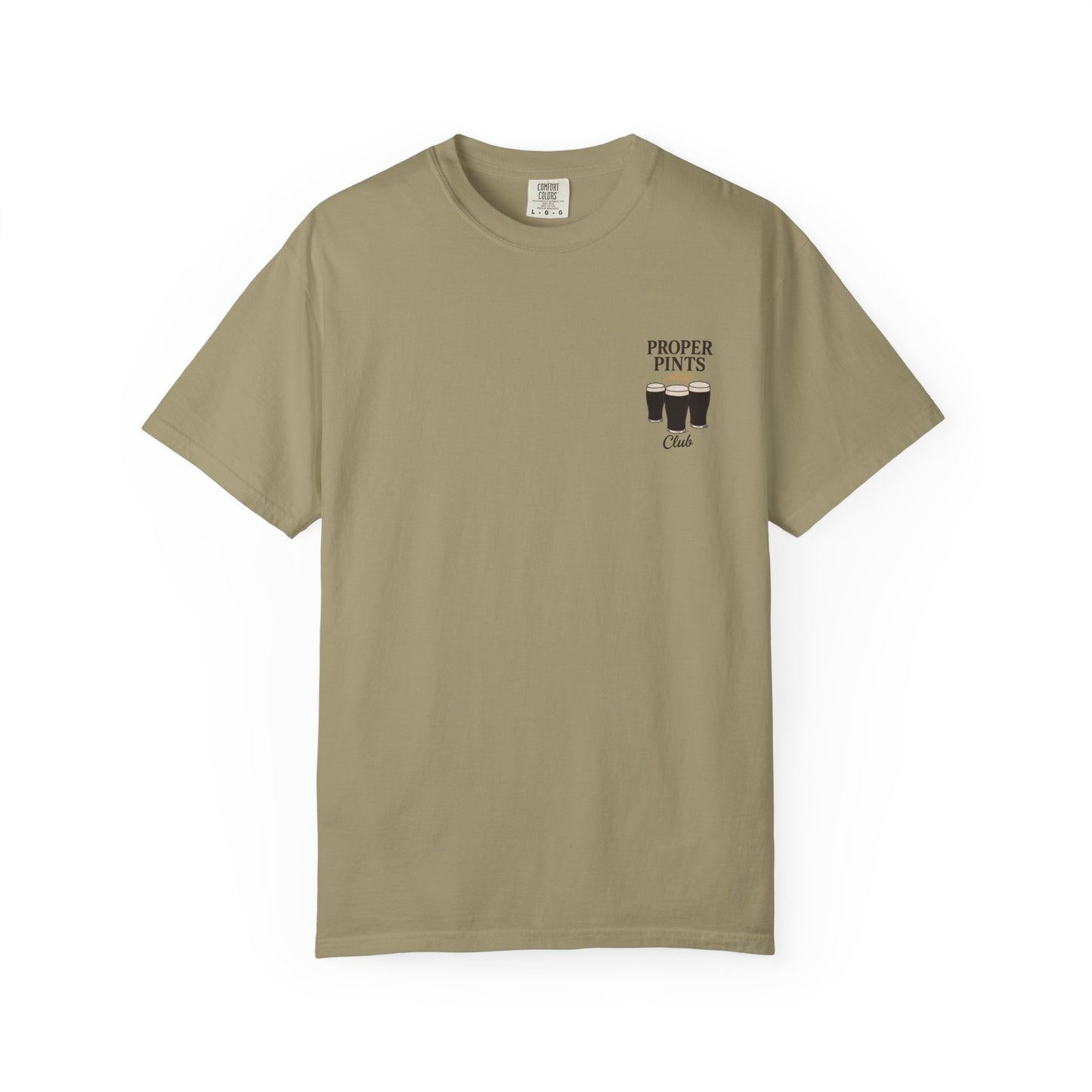 Proper Pints Guinness Club T Shirt- Front and Back Design