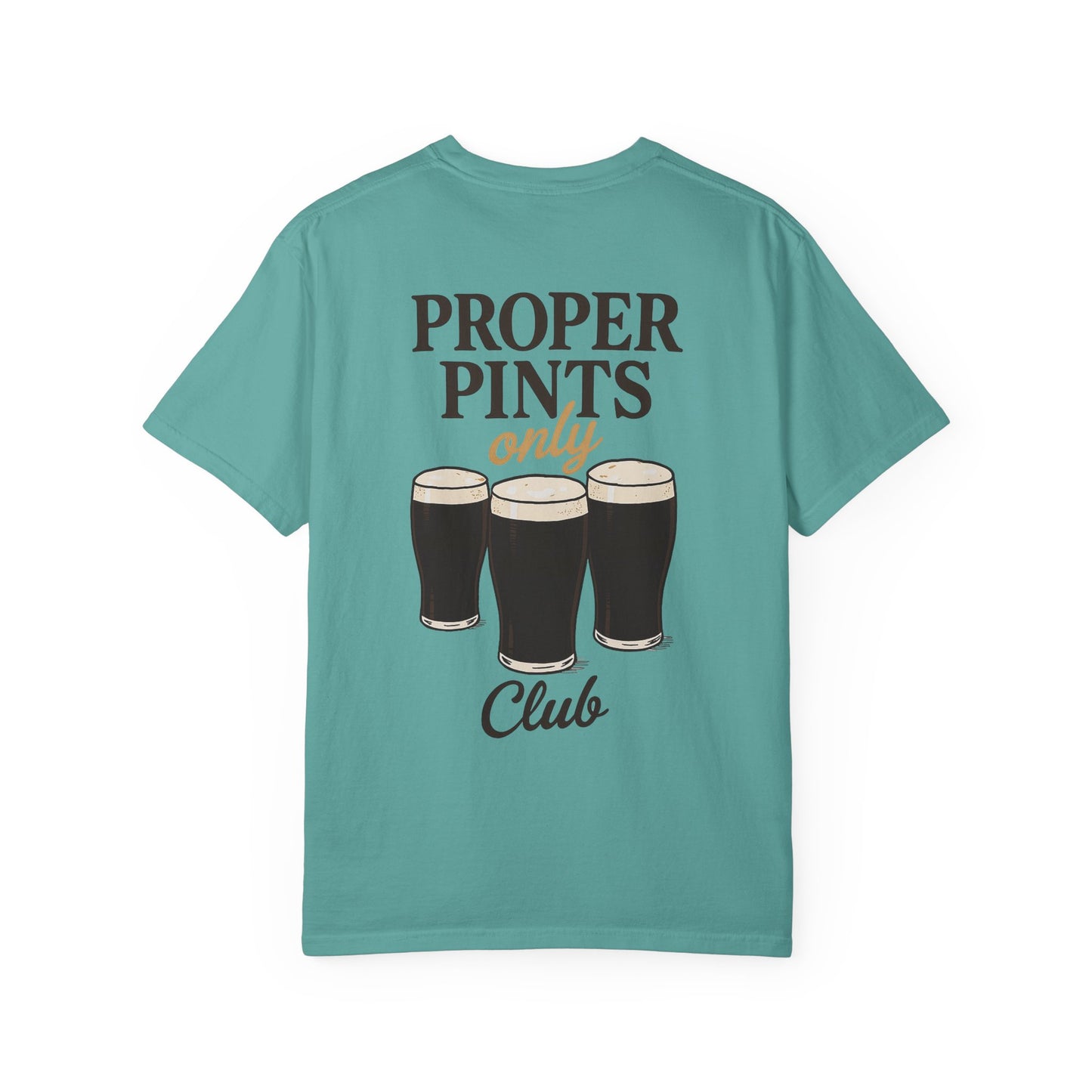 Proper Pints Guinness Club T Shirt- Front and Back Design
