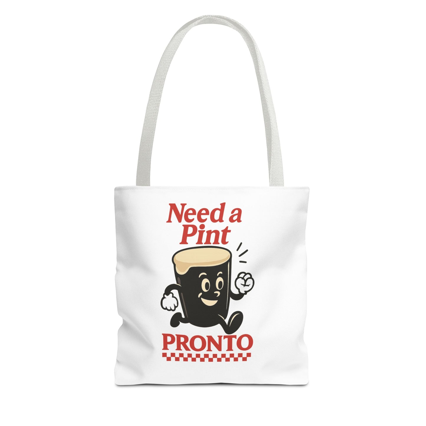 Funny Beer Lover Tote Bag - Need a Pint Pronto, Guinness lover tote bag, Great for Parties, Gifts, and Everyday Use