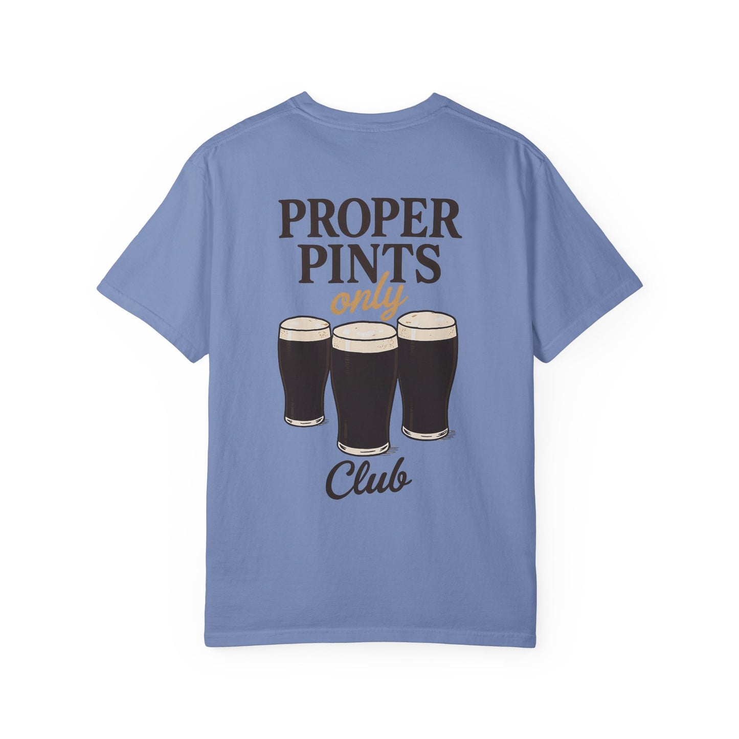 Proper Pints Guinness Club T Shirt- Front and Back Design