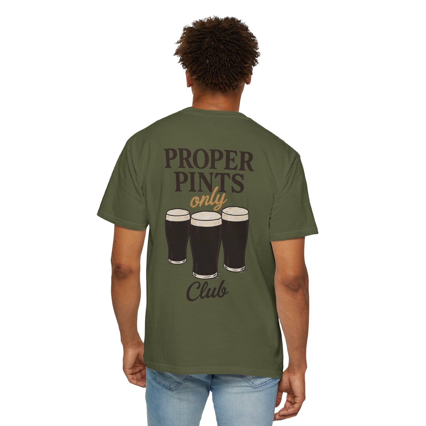 Proper Pints Guinness Club T Shirt- Front and Back Design