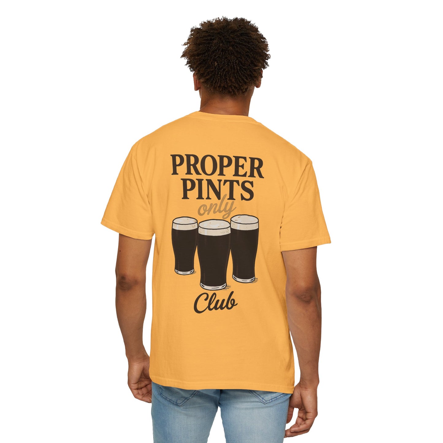 Proper Pints Guinness Club T Shirt- Front and Back Design