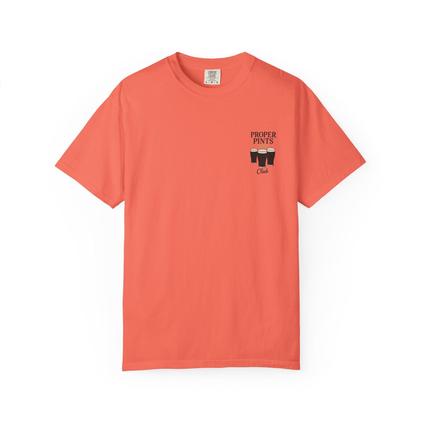 Proper Pints Guinness Club T Shirt- Front and Back Design