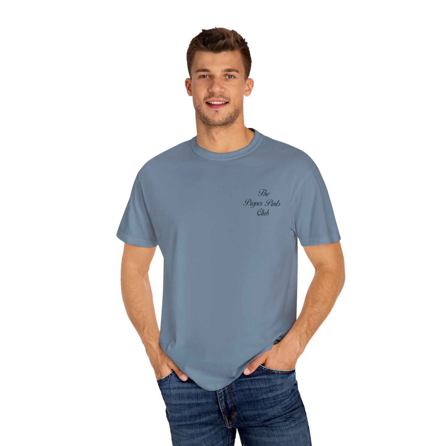 Unisex T-Shirt Proper Pints Guinness Club Front and Back Design