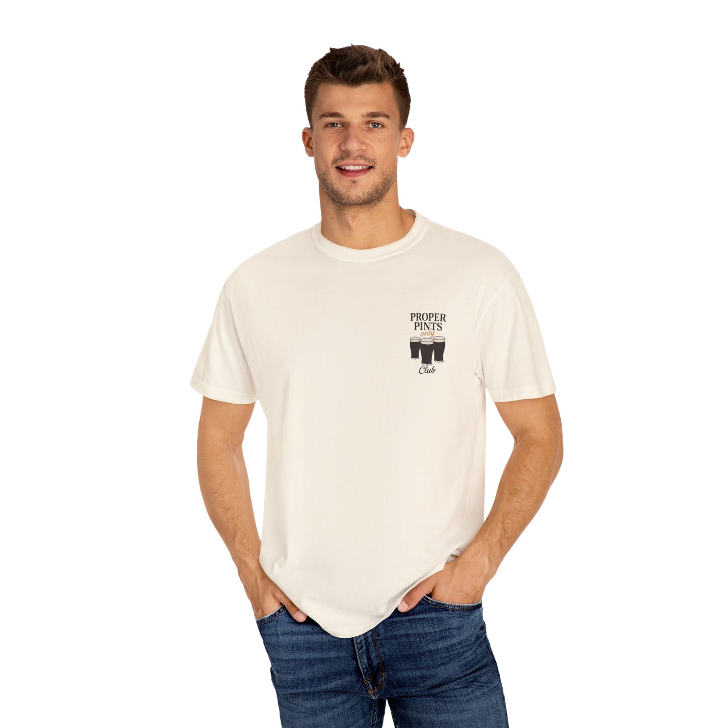 Proper Pints Guinness Club T Shirt- Front and Back Design