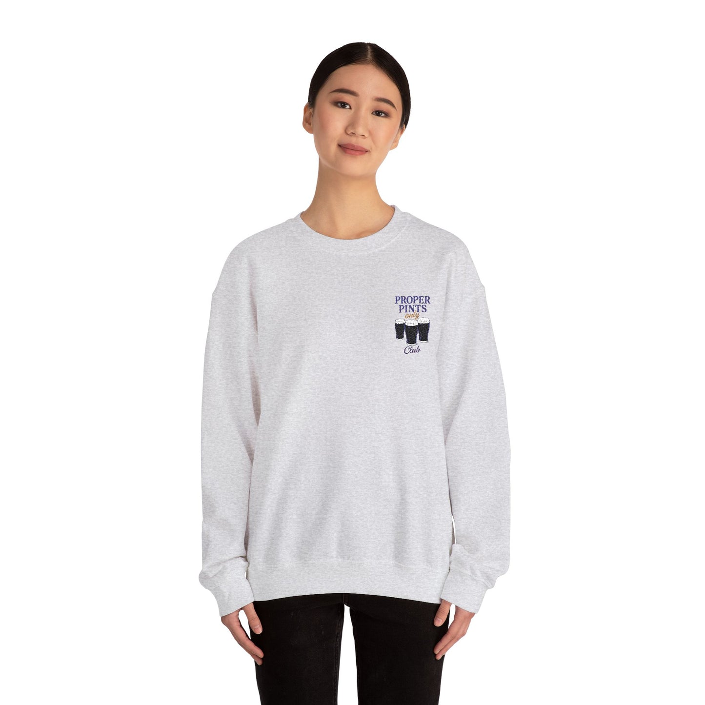 Proper Pints Club Embroidered Crewneck