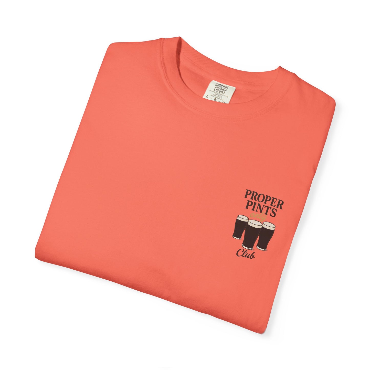 Proper Pints Guinness Club T Shirt- Front and Back Design