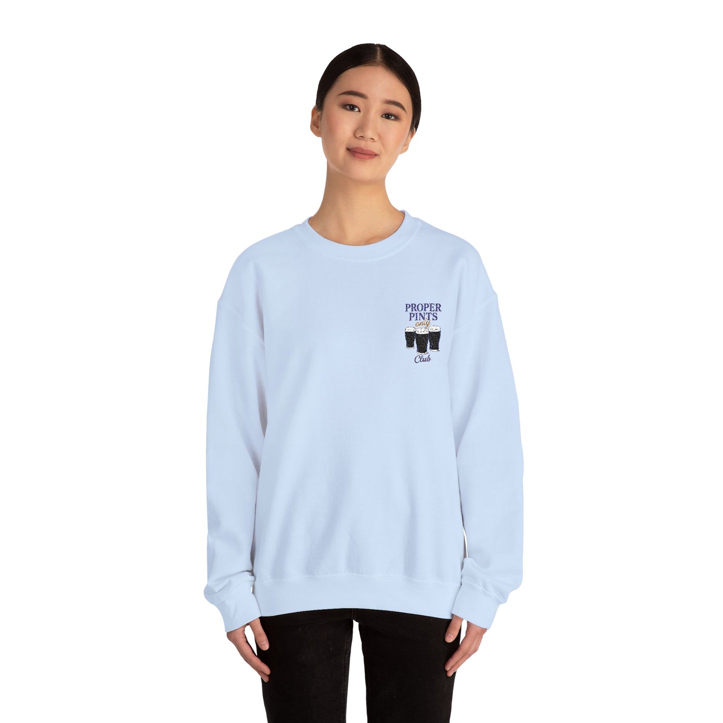 Proper Pints Club Embroidered Crewneck