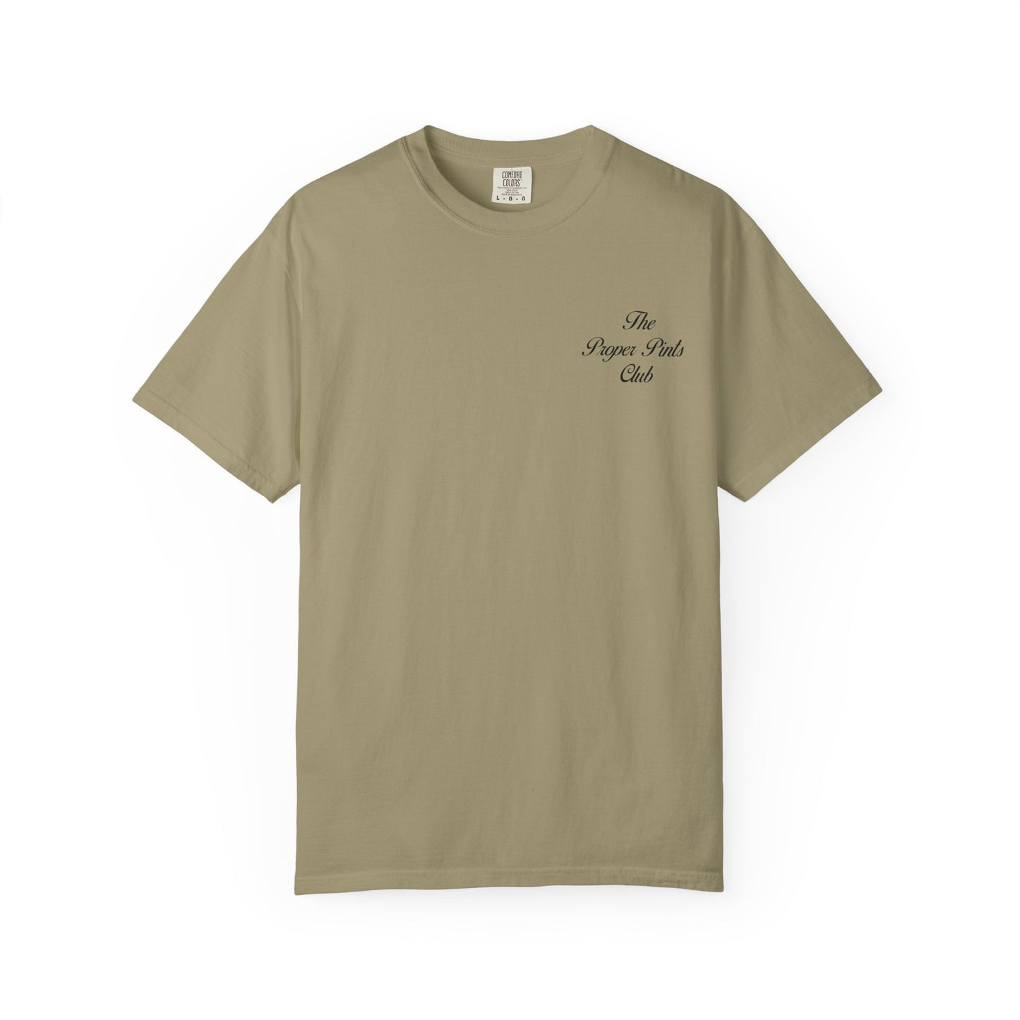 Unisex T-Shirt Proper Pints Guinness Club Front and Back Design