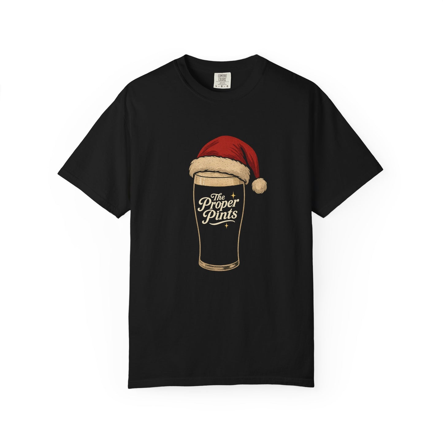 Santa Pint Christmas Tee