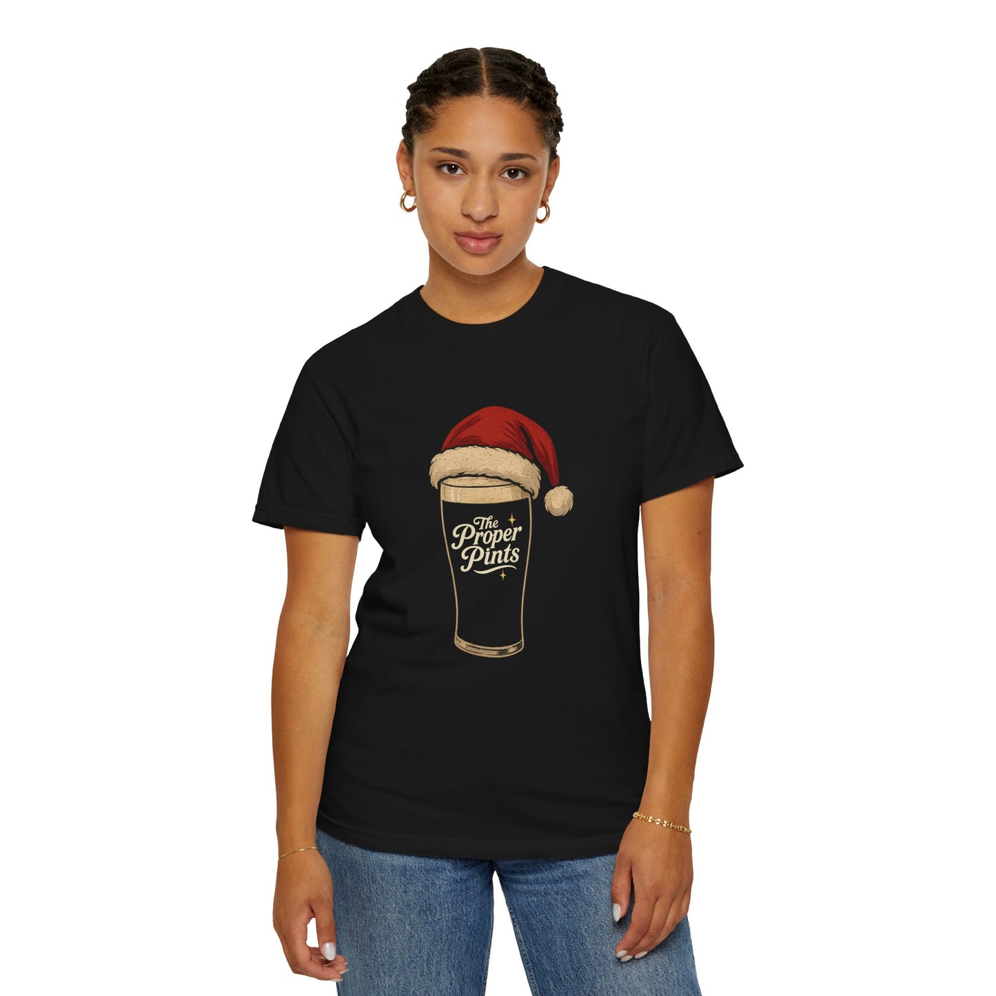 Santa Pint Christmas Tee