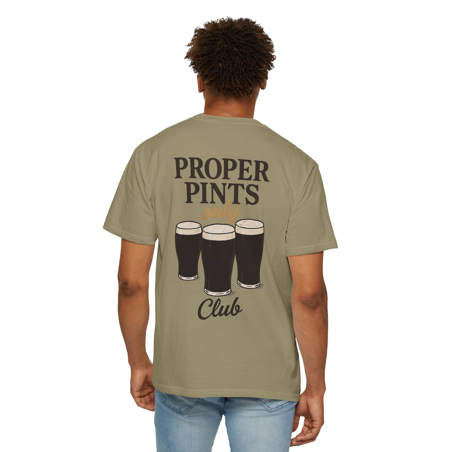 Proper Pints Guinness Club T Shirt- Front and Back Design