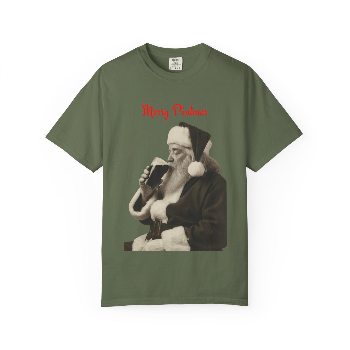 Merry Pintmas - Santa Drinking a Guinness Tee