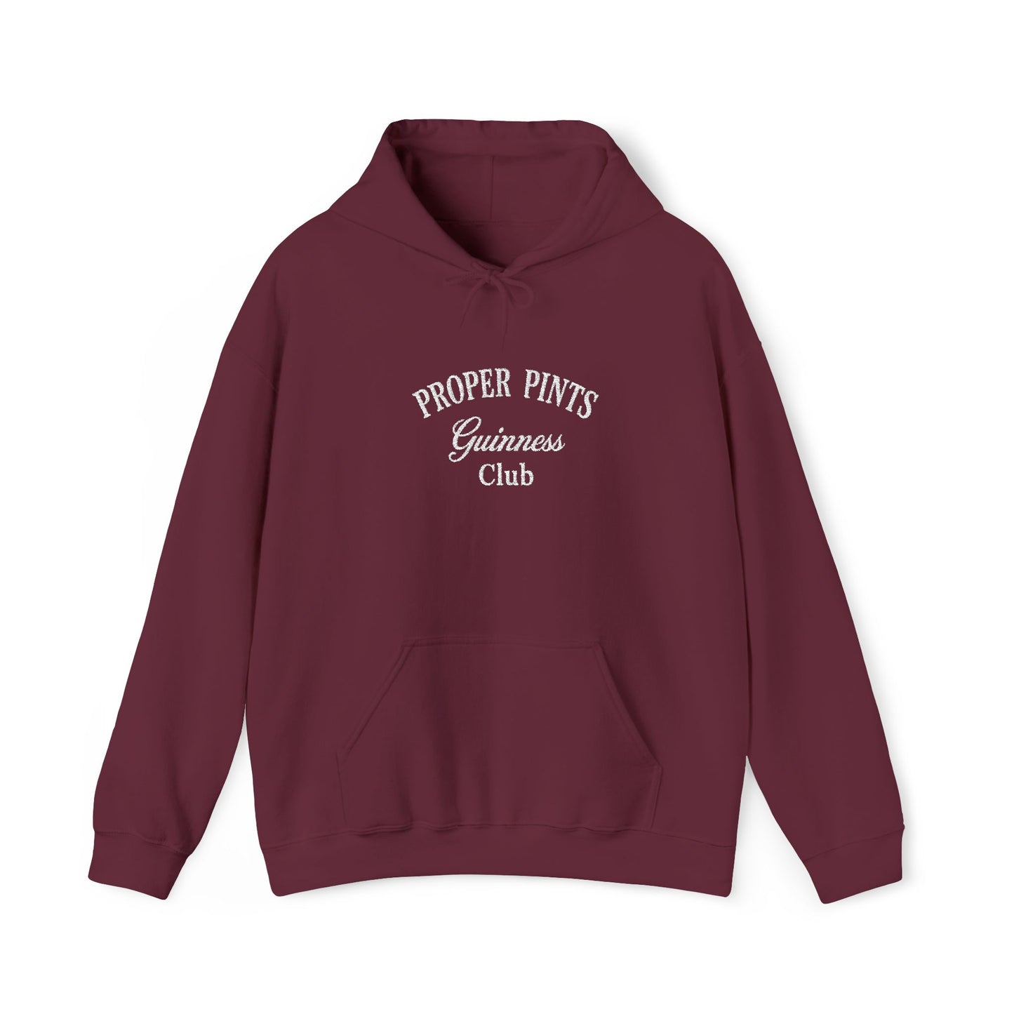 Embroidered Hoodie - Proper Pints Guinness Club
