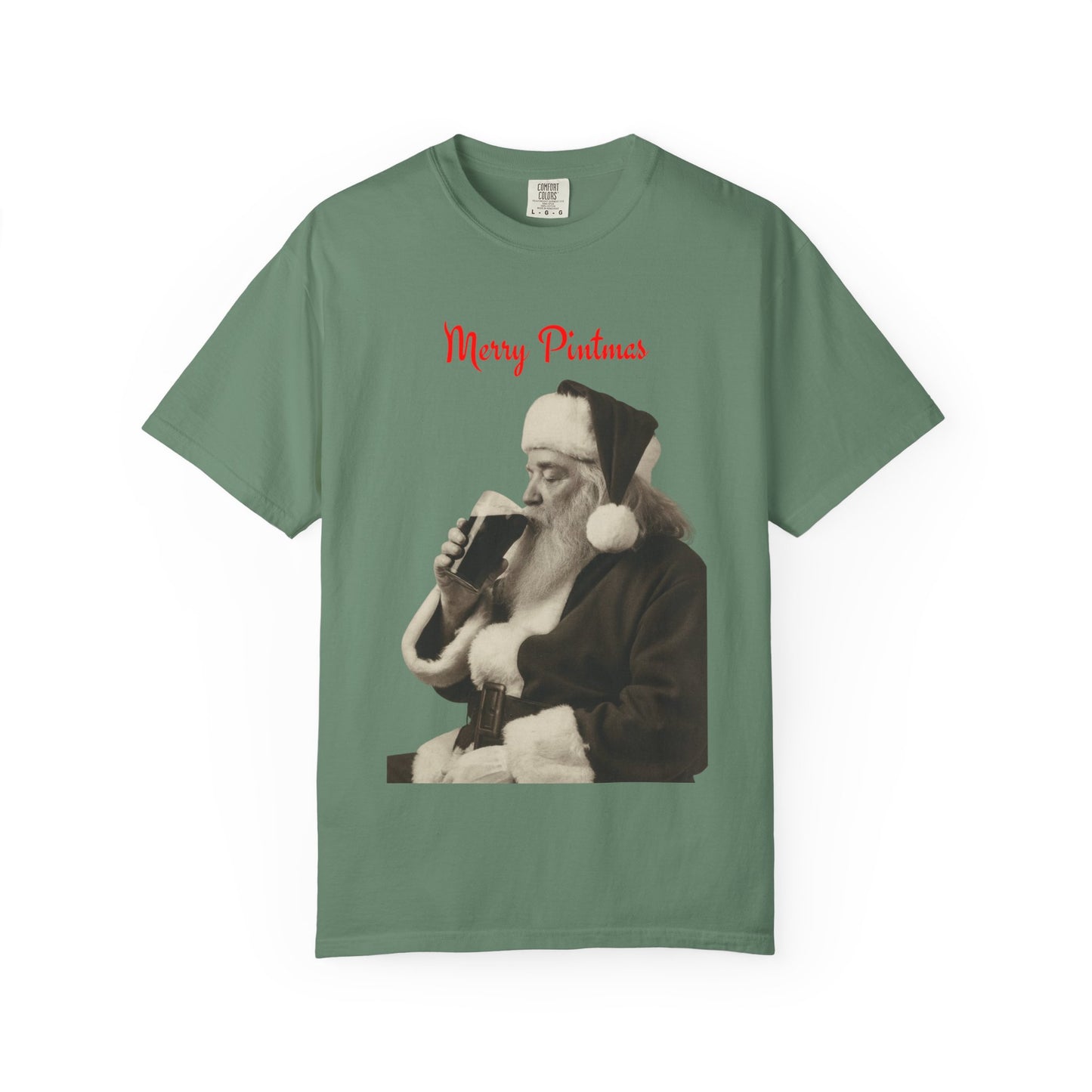 Merry Pintmas - Santa Drinking a Guinness Tee