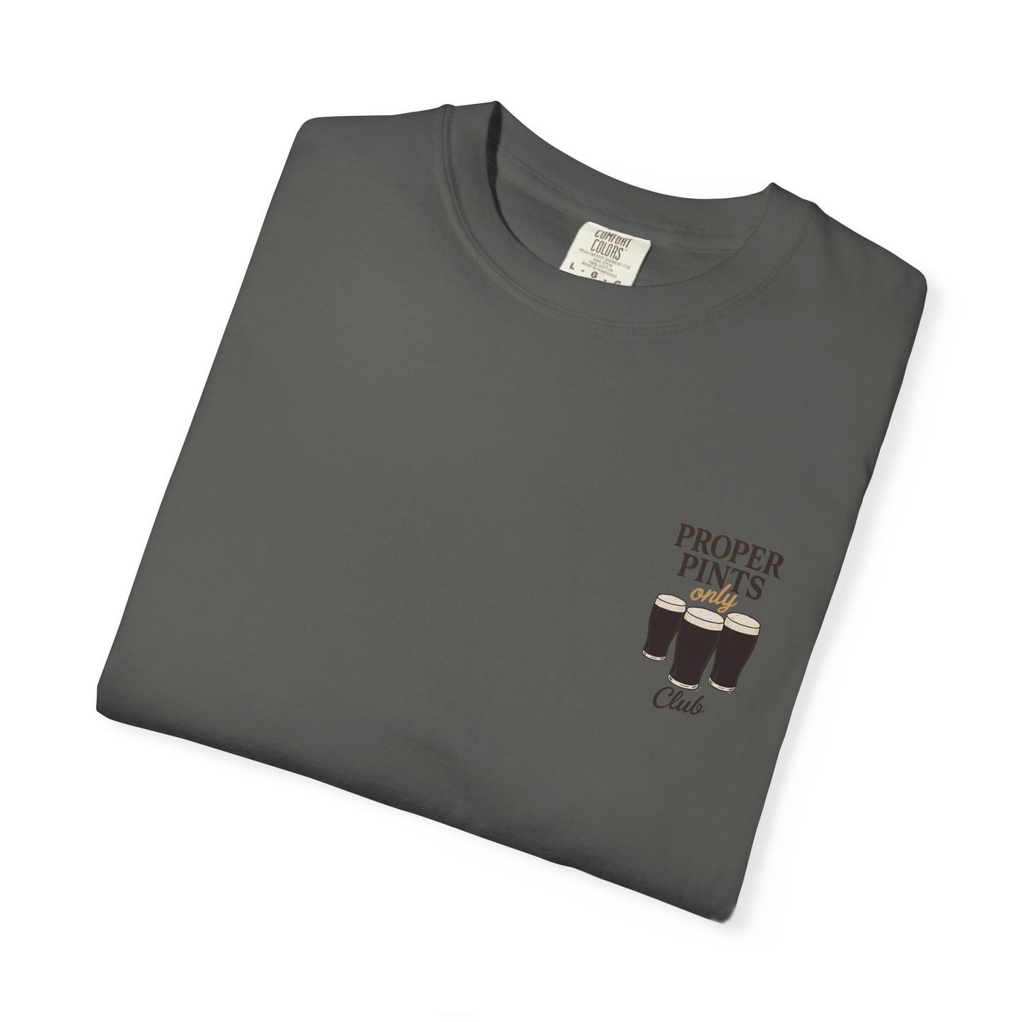 Proper Pints Guinness Club T Shirt- Front and Back Design