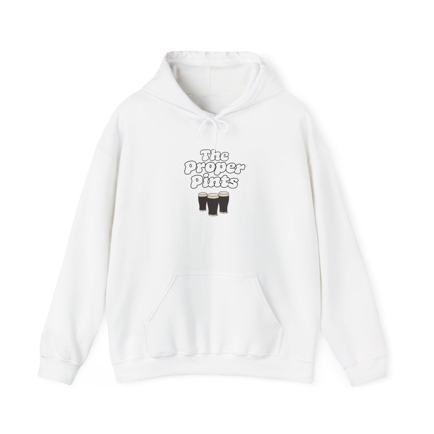 Guinness 'The Proper Pints' Retro Print Hoodie