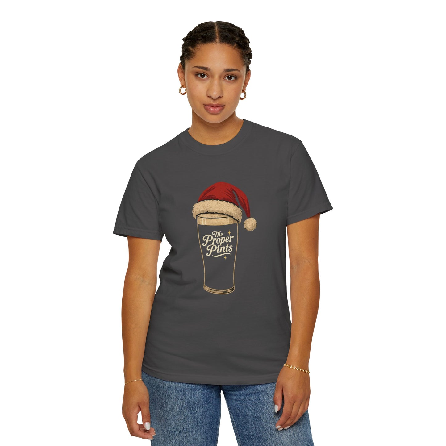 Santa Pint Christmas Tee