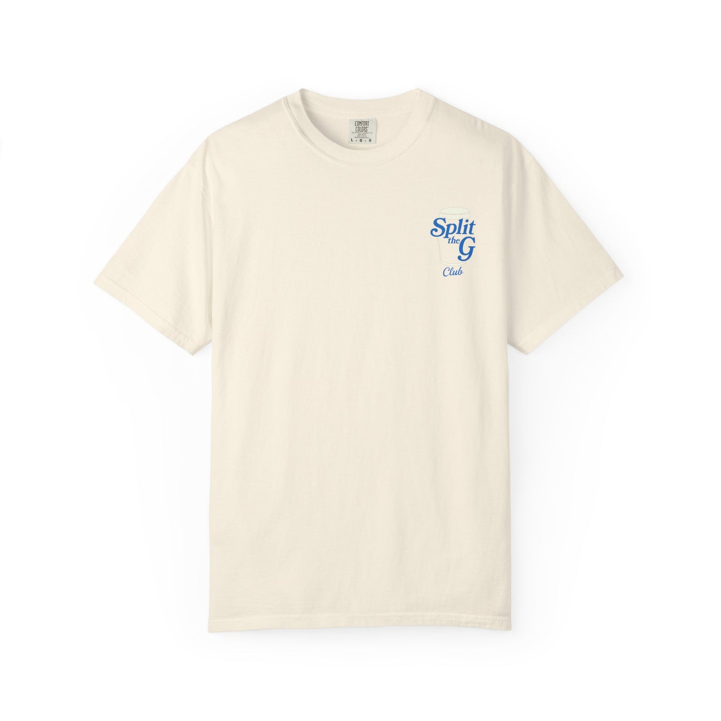 Guinness Split the G Club T-Shirt -Front & Back Design