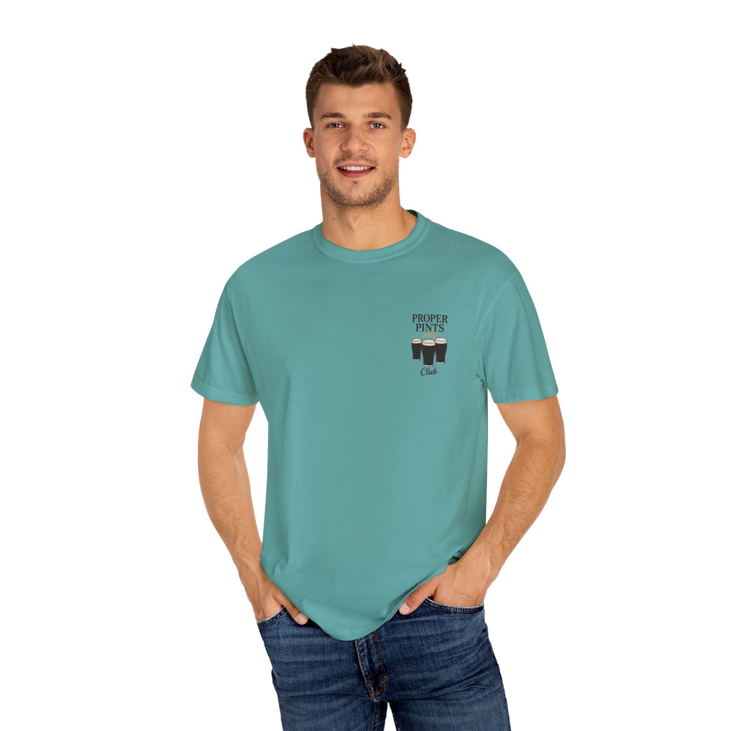 Proper Pints Guinness Club T Shirt- Front and Back Design