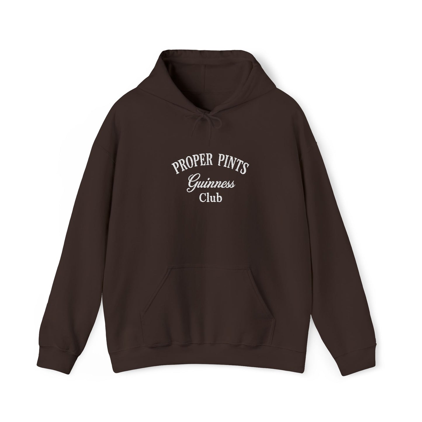 Embroidered Hoodie - Proper Pints Guinness Club