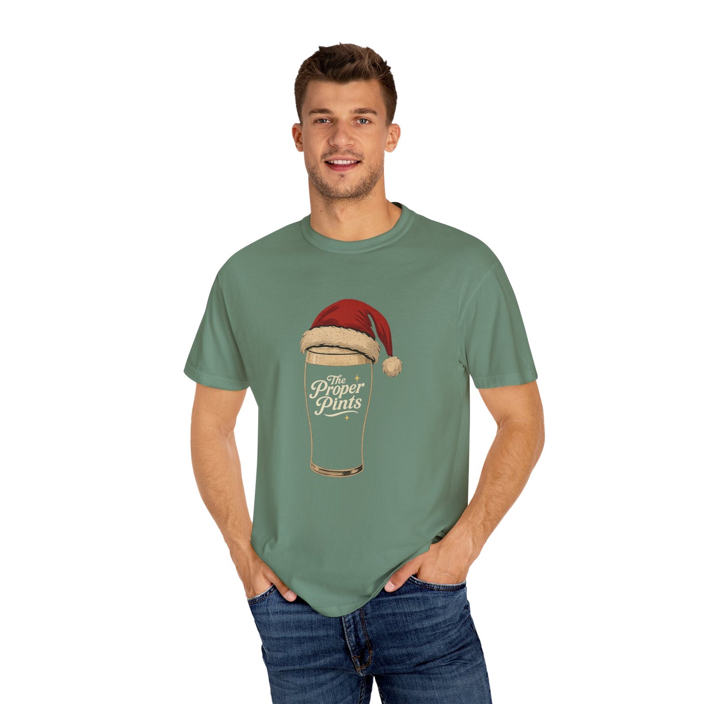 Santa Pint Christmas Tee
