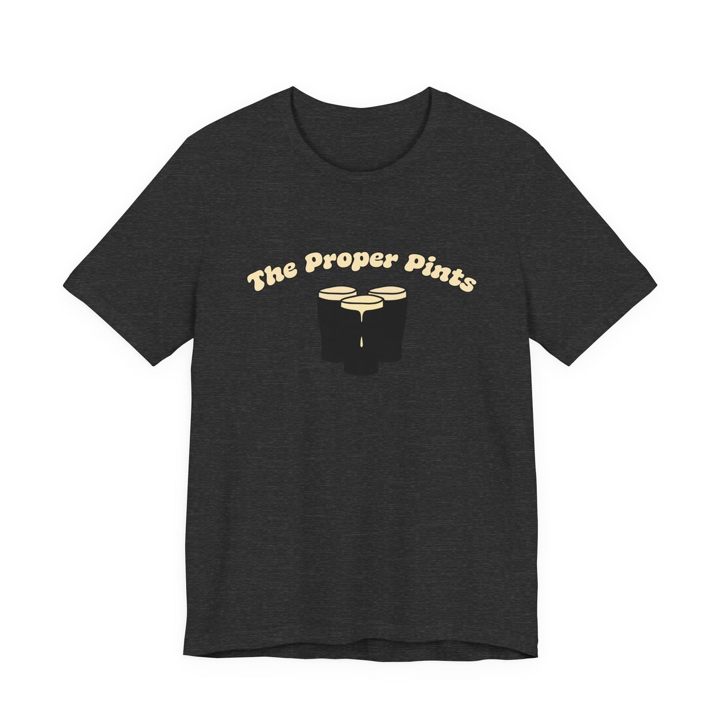 The Proper Pints T-Shirt — Retro Beer Pint Graphic Tee