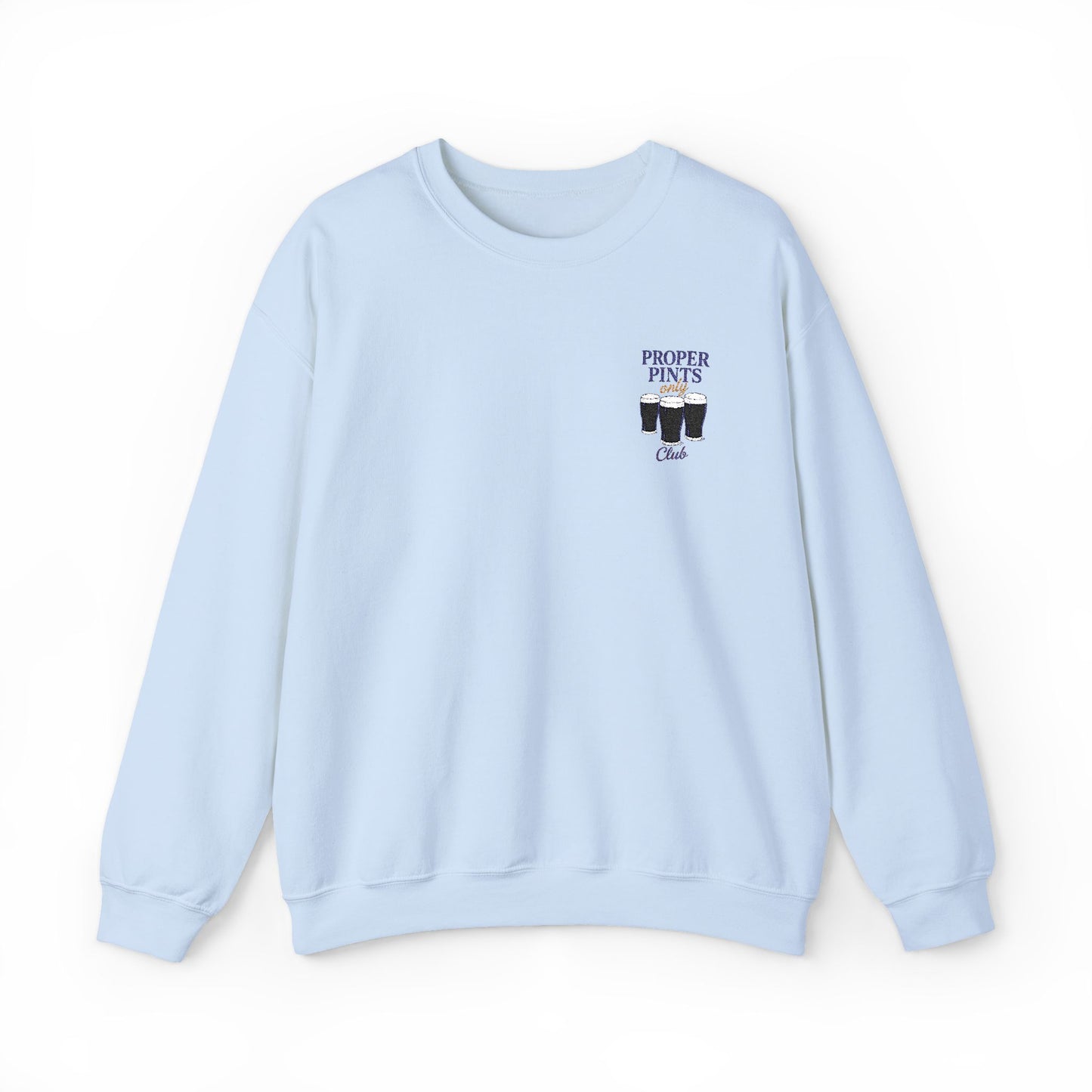 Proper Pints Club Embroidered Crewneck