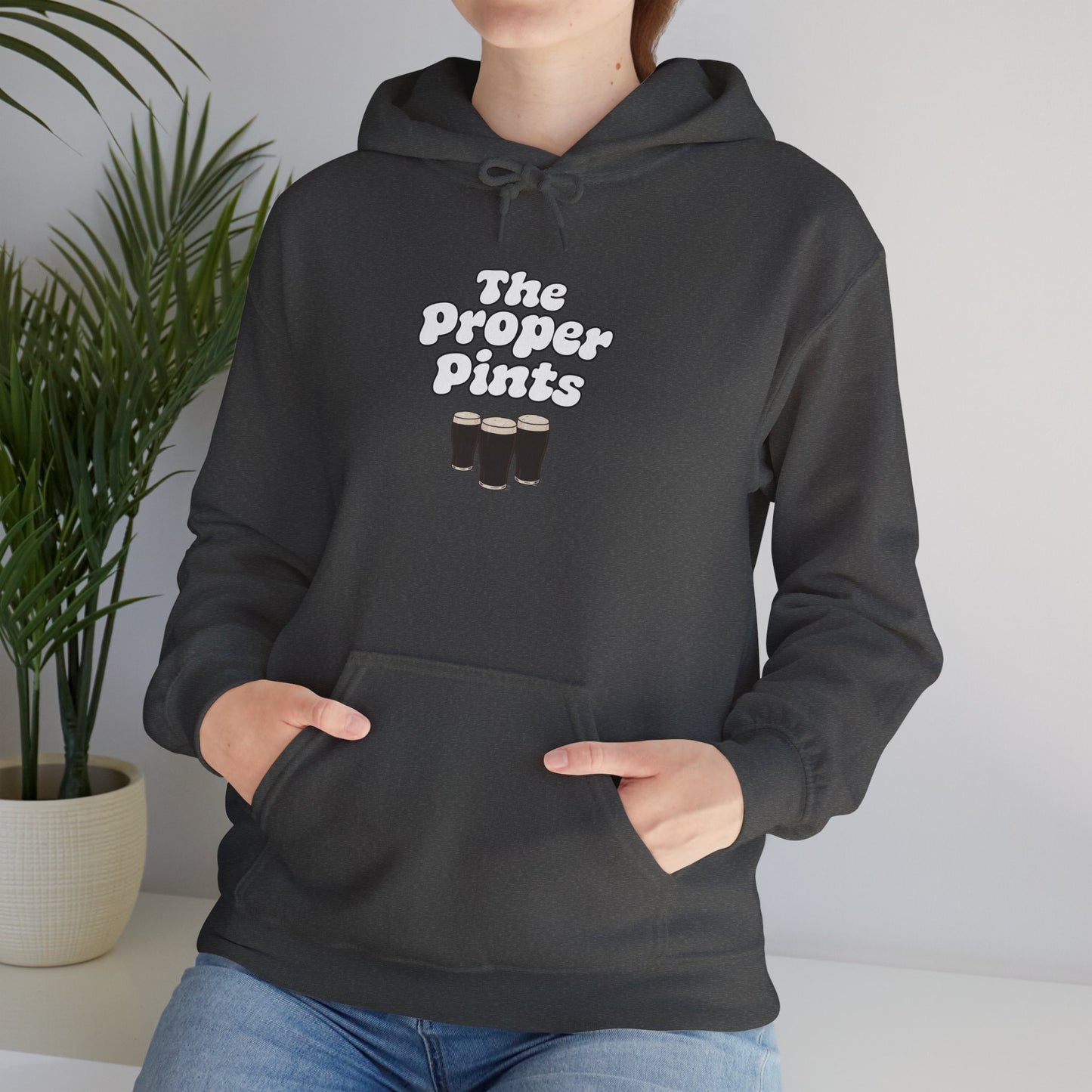 Guinness 'The Proper Pints' Retro Print Hoodie