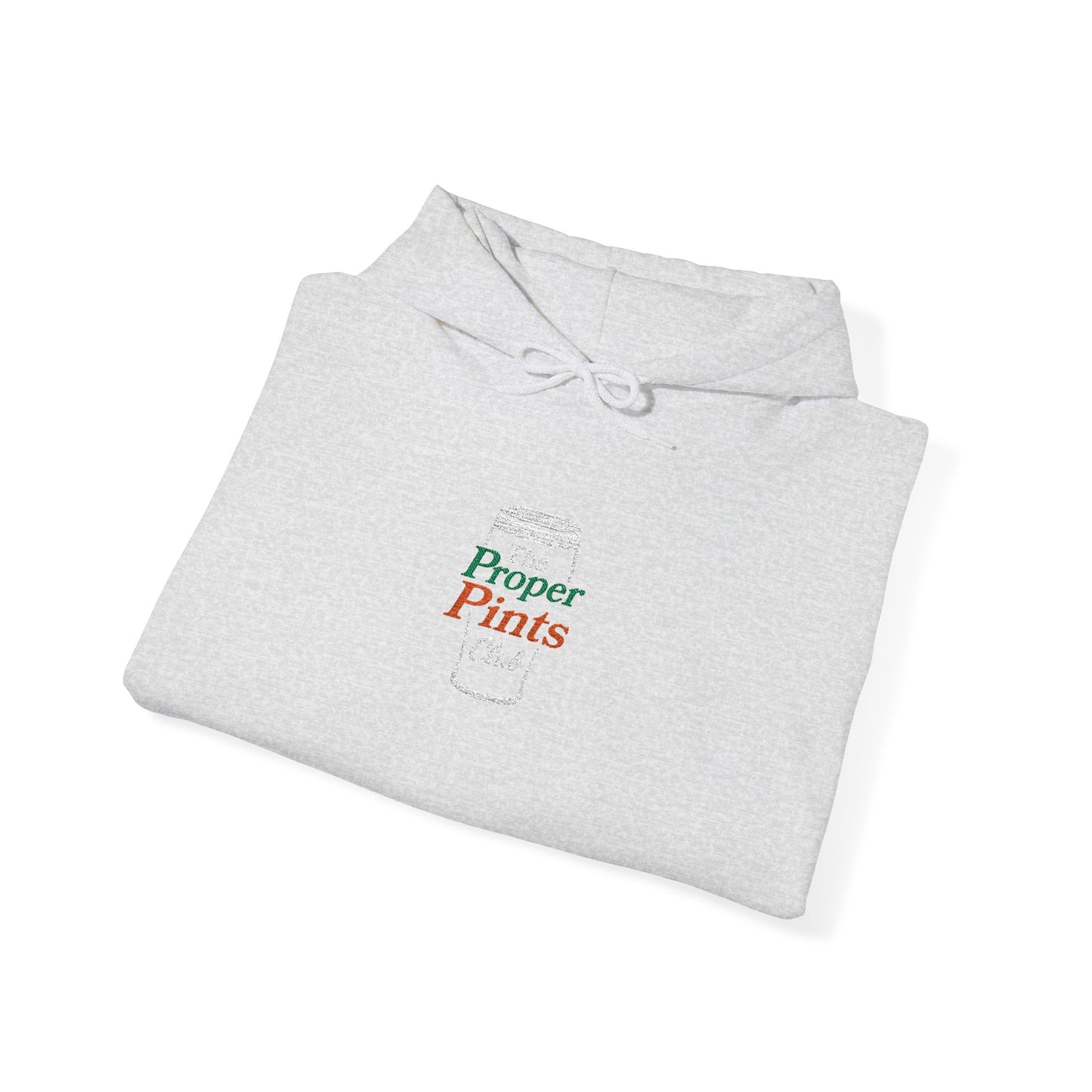 Embroidered Hoodie - The Proper Pints Club, Ireland Colours