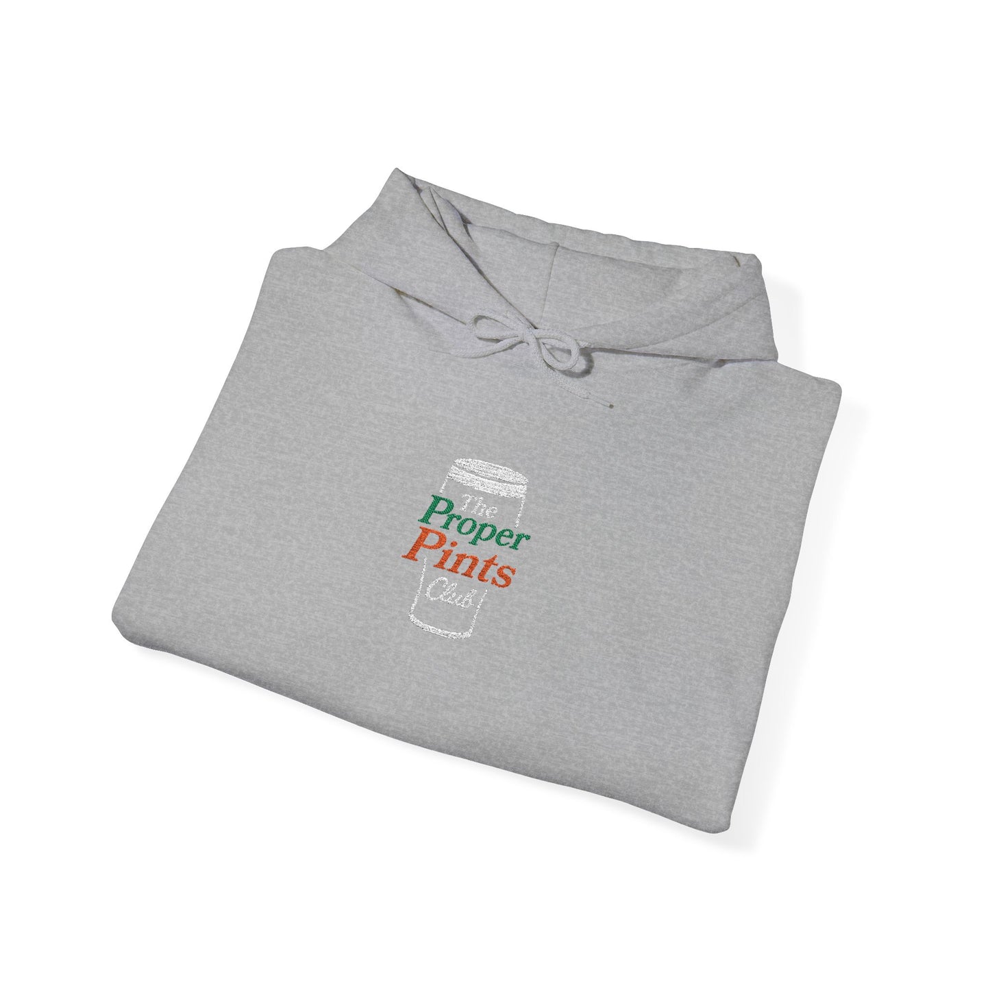 Embroidered Hoodie - The Proper Pints Club, Ireland Colours