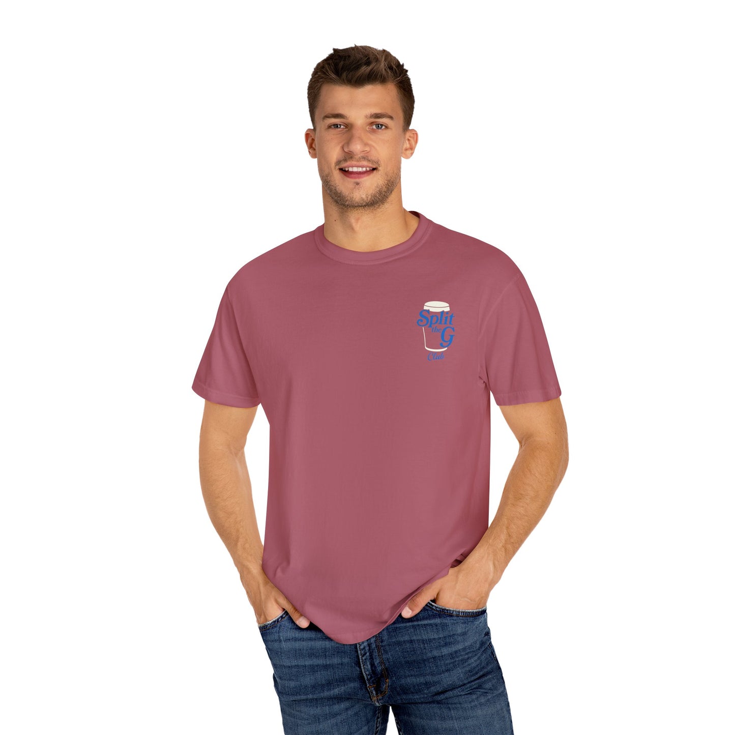 Guinness Split the G Club T-Shirt -Front & Back Design