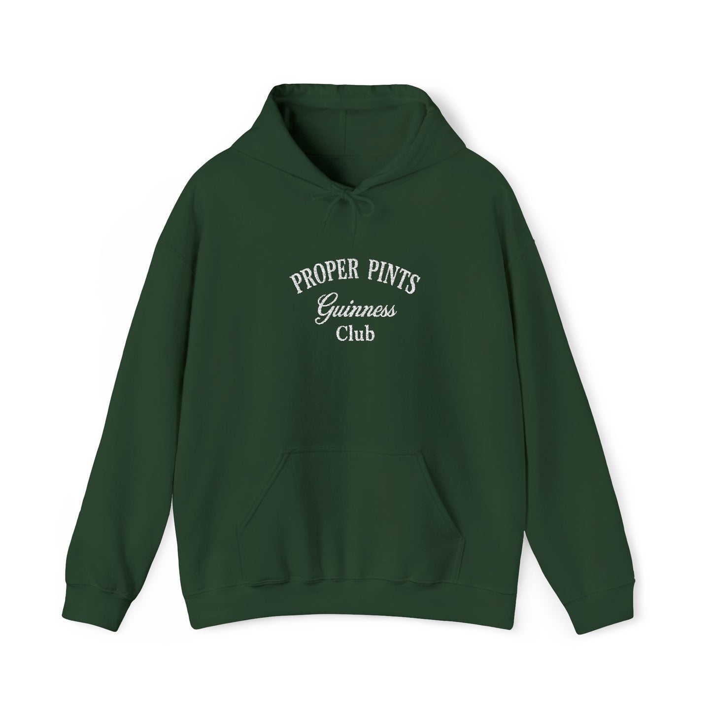 Embroidered Hoodie - Proper Pints Guinness Club
