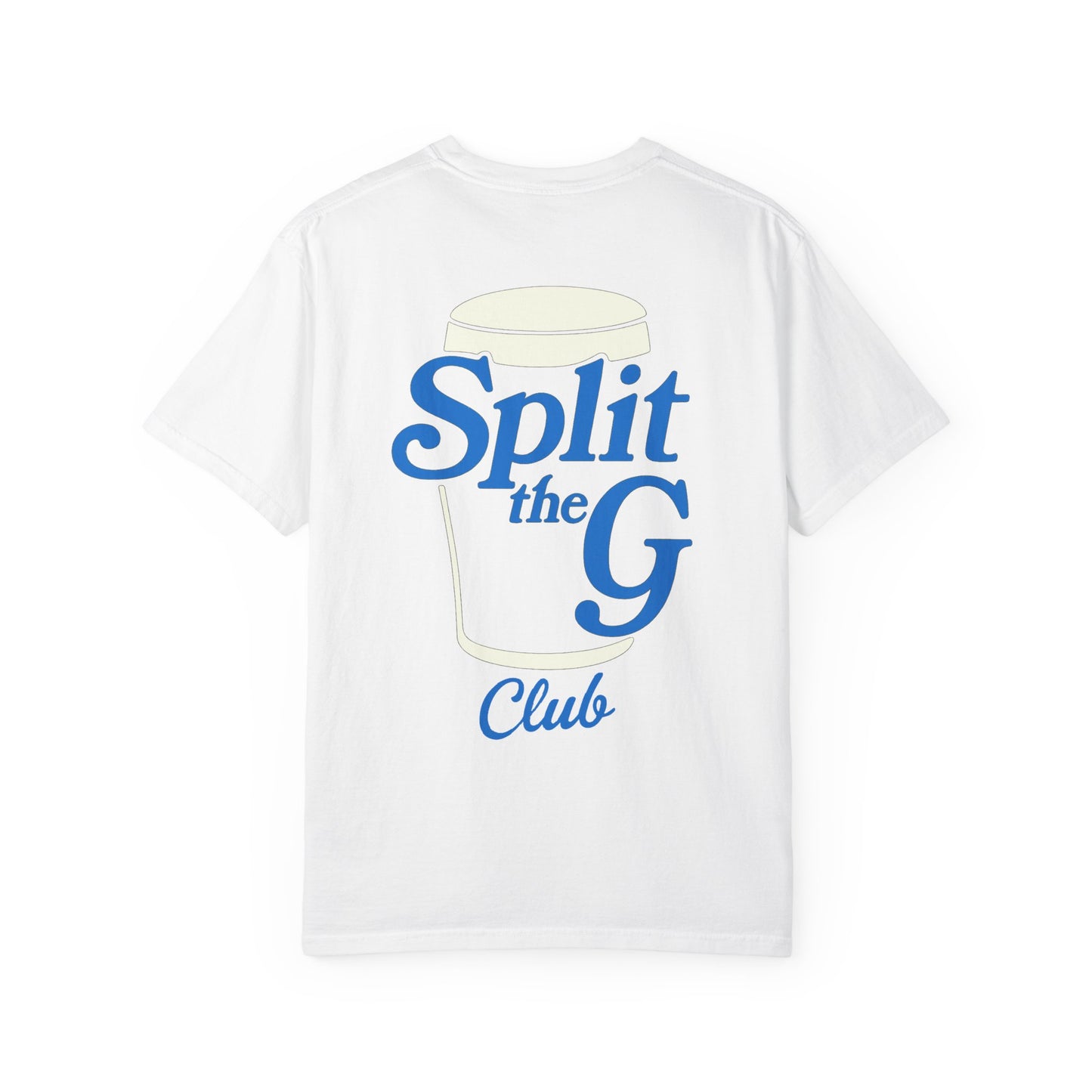 Guinness Split the G Club T-Shirt -Front & Back Design