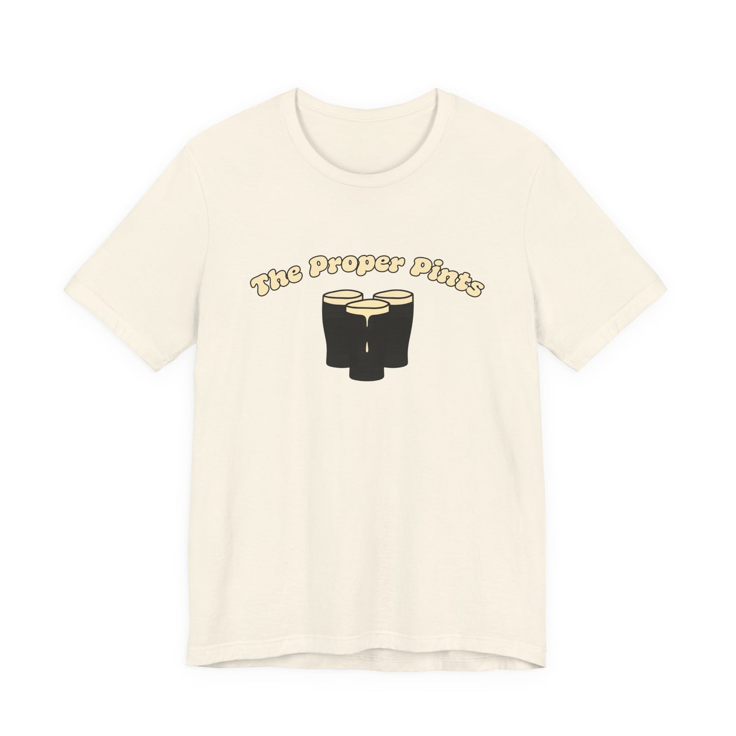 The Proper Pints T-Shirt — Retro Beer Pint Graphic Tee
