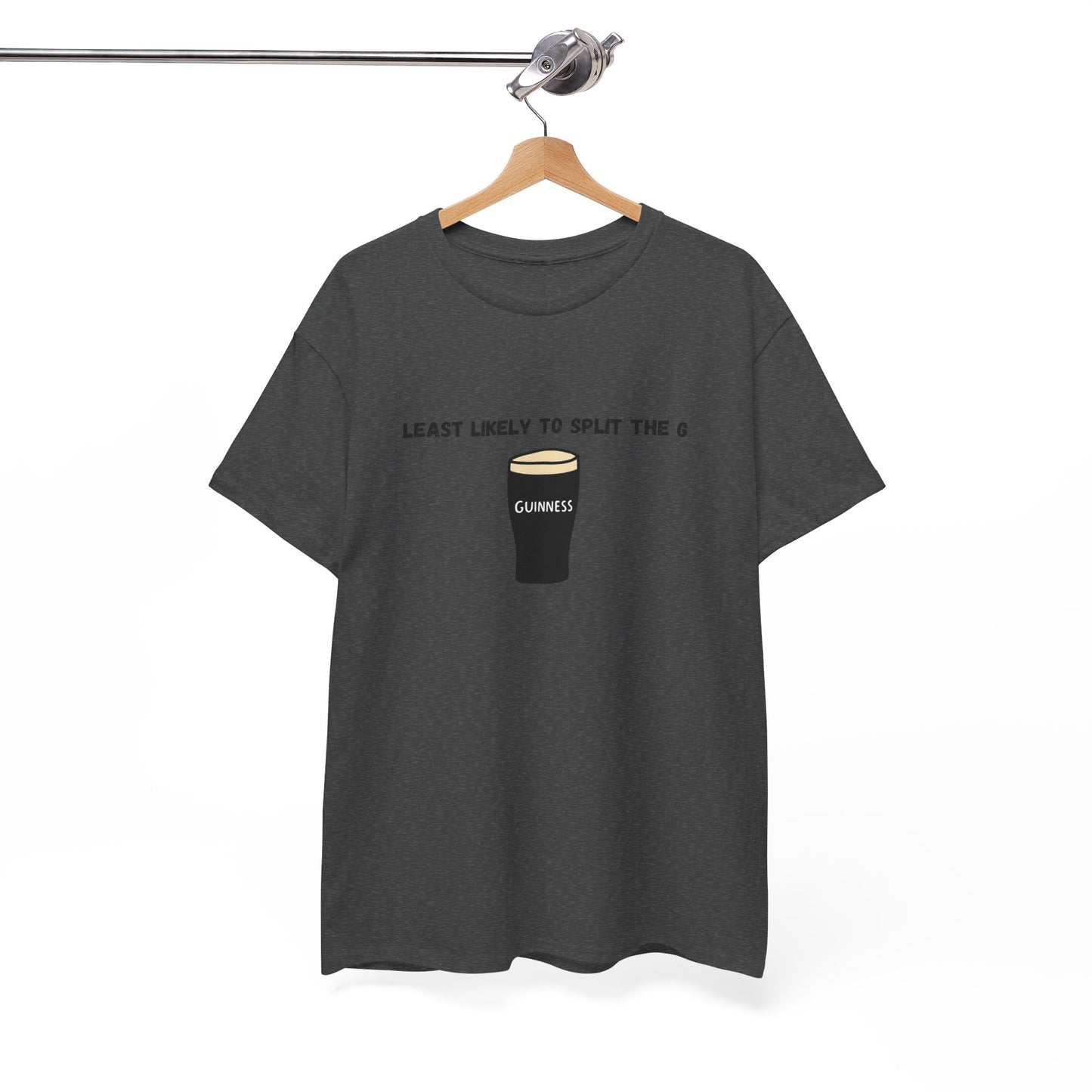 Least Likely to Split the G Tee | Perfect Bachelor Party Shirt, Saint Patricks day shirt, or gift for friends.